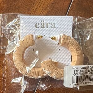 Cara Natural Hoop Earrings